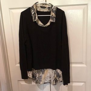 Investments II Sweater/Blouse (NWOT)